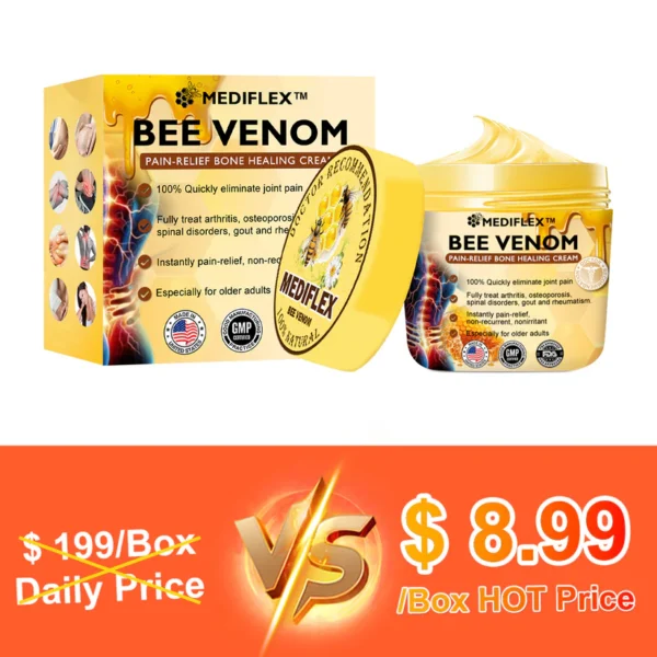 MEDIFLEX Bee Venom Advanced Joint and Bone Therapy Cream