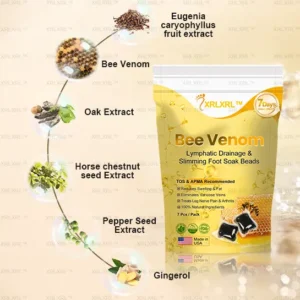 XRLXRL™ Bee Venom Lymphatic Drainage & Slimming Foot Soak Beads